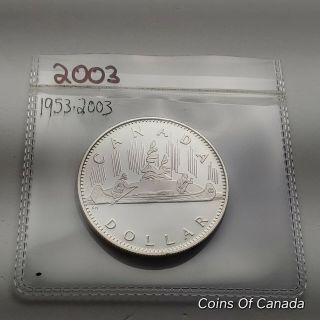 2003 Canada Silver Dollar Uncirculated Proof Coin 1953 Coronation Coinsofcanada