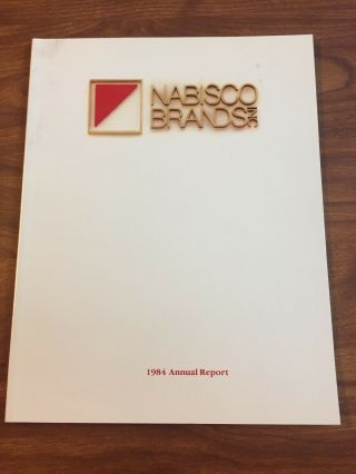 Vintage Nabisco Brands Inc 1984 Annual Report