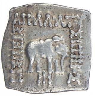 Baktria Greco - Baktrians Apollodotos I 180 - 160bc Ar Drachm Bop.  4f
