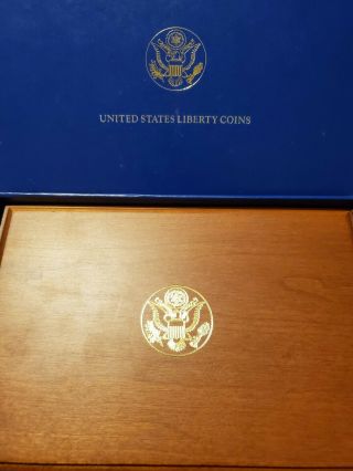 1986 U.  S Commorative Liberty Gold and Silver 6 coin set with 2