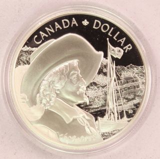 2008 Royal Canadian Proof Silver Dollar With Box And 117d - 31