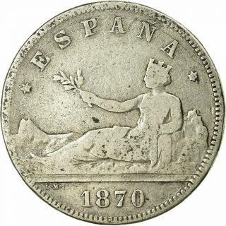 [ 497217] Coin,  Spain,  Provisional Government,  2 Pesetas,  1874,  Madrid