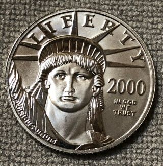 2000 Eagle,  1/2 Oz 9995 Platinum Coin