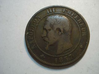 France 10 Centimes 1857 Ma