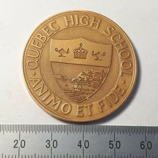 Quebec High School 50 Years Of Excellence Medal 1941 - 1991