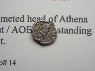 Attica,  Athens.  Circa 454 - 404 Bc.  Ar Hemiobol,  Owl