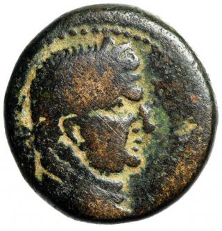 Scarce Ascalon Judea Coin Of Titus " Tyche - Astarte,  Trident " Certified
