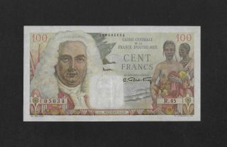 Ef,  100 Francs 1947 French Equatorial Africa