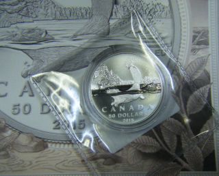 2015 Canada $50 Beaver.  9999 Fine $50 for $50 Silver coin dollar Proof 2