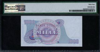 Italy 1965 - 1966,  1000 Lire,  068284,  P96d,  PMG 64 UNC 2