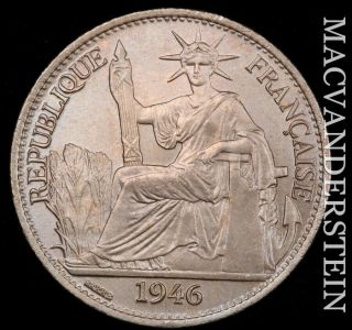 French Indochina: 1946 Fifty Cents - Gem Brilliant Uncirculated Nr581