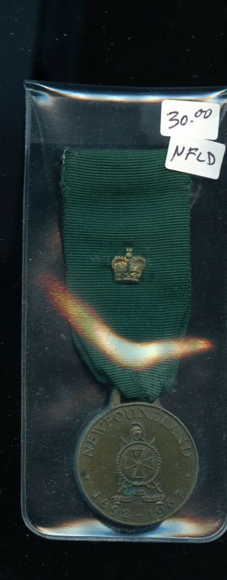 1892 - 1967 Newfoundland Canada Centennial Medal With Ribbon Dcm6