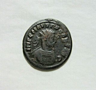 Probus.  Ae Antoninianus,  276 - 282 Ad.  Siscia,  C.  277 Ad.  Mars Reverse.