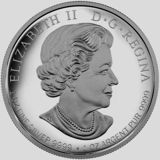 2016 Canada $20 dollars 9999 silver coin The Mountain Bluebird color proof 2