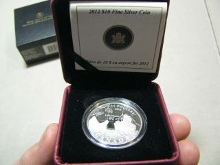 2012 Canada 9999 Silver $10 Dollars Coin R.  M.  S.  Titanic Proof