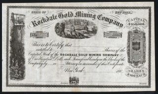 186_ York: Rockdale Gold Mining Company