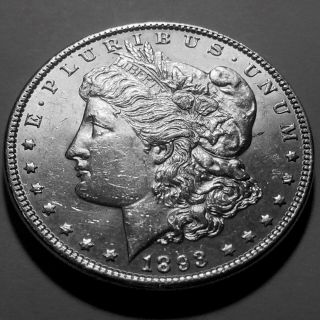 1893 - P Morgan Silver Dollar Choice Bu,