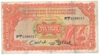 Southwest Africa 1 Pound 1958 P - 11