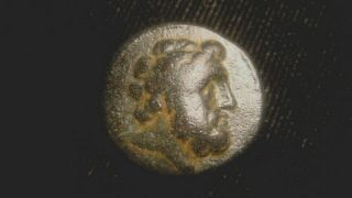 Phoenicia.  Arados.  2nd Cent Bc.  Ae 15.  Zeus.  War Galley.