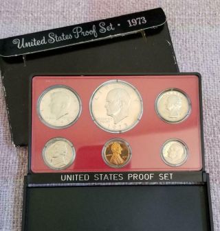 1973 - S Proof Set United States Us Government Packaging