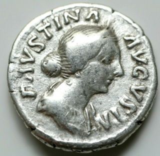 Faustina Ii Ar Denarius.  Rome,  Ad 3.  04gr 161 - 175.  Favstina Avgvsta,  Draped Bust