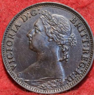 1882 Great Britain 1 Farthing Foreign Coin