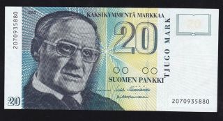 Finland - - - - 20 Markkaa 1993 - - - - - Unc - - - - -