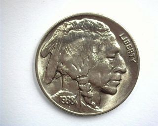 1938 - D Buffalo 5 Cents Gem,  Uncirculated