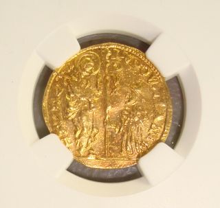 (1789 - 97) Venice,  Italy Ludovico Manin Gold Zecchino Ngc Ms63