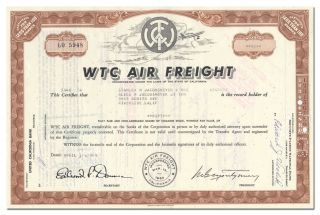Wtc Air Freight Stock Certificate