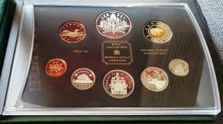 2000 Canada Silver 8 - Coin Proof Set - Voyage Of Discovery