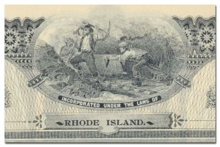 Odd Fellows Building Association of Rhode Island Stock Certificate 3