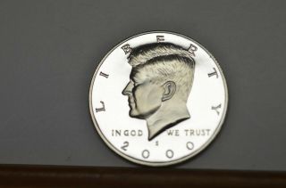 2000 - S Gem Proof Kennedy Half Dollars (90 Silver) Item 1855