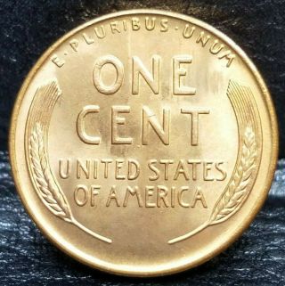1938 - S Lincoln Wheat Penny Cent - CHOICE GEM BRILLIANT UNCIRCULATED 09 2