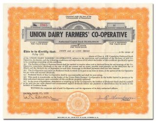 Union Dairy Farmers 