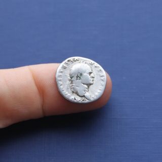 Imperial Roman Silver Coin Denarius Of Vespasian C 69 Ad