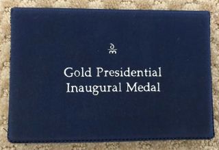 1977 Jimmy Carter 10K Gold Presidential Inaugural Medal Danbury 2