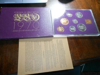 Great Britain 1970 Proof Coin Set