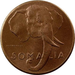 Somalia - Centesimo - 1950 - Unc - Elephant - Copper