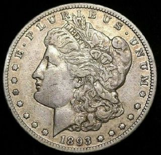 1893 Cc Morgan Silver Dollar - Key Date From The Carson City