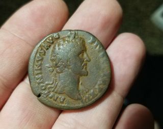 Antoninus Pius Ae Sestertius 138 - 161 A.  D.