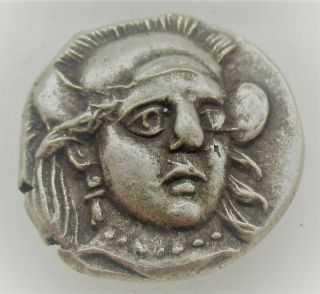 Unresearched Ancient Greek Ar Silver Drachm