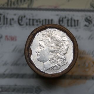 Silver Dollar Roll $20 Morgan Peace 1886 & 1889 End Coins Mixed Date Grades