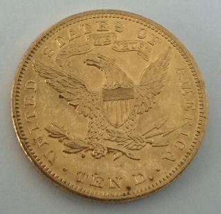 1903 US America 10$ Ten Dollar Gold Coin Liberty Head Eagle 3