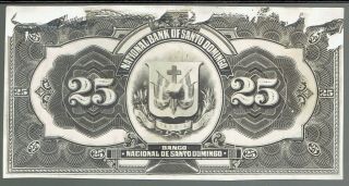 American Banknote Company Archival Photo Dominican Republic Model/essay 1912