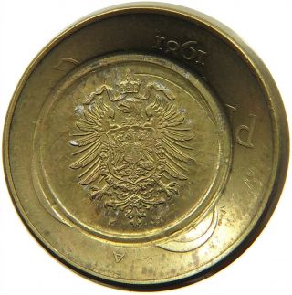 Germany Ddr 20 Pfennig 1981 Overstruck By 5 Pfennig Empire T75 211