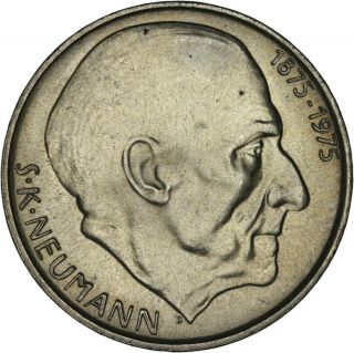 Czechoslovakia: 50 korun silver 1975 (S.  K.  Neumann) UNC 2