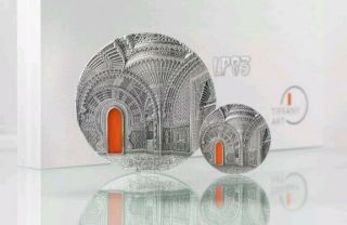 2018 2 Oz Silver $10 TIFFANY ORIENTALISM ART Coin,  PALAU. 3
