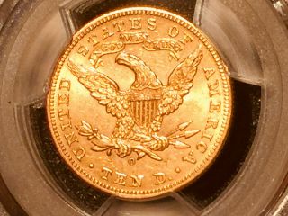 1899 - O Liberty head $10.  00 Eagle PCGS AU Details Cleaned 7