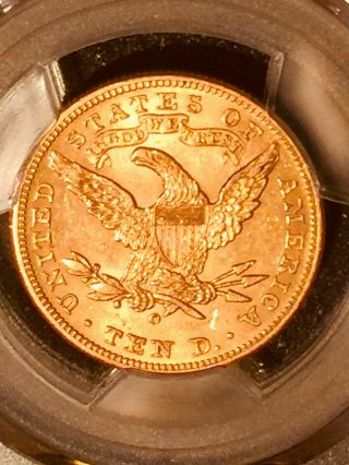 1899 - O Liberty head $10.  00 Eagle PCGS AU Details Cleaned 8